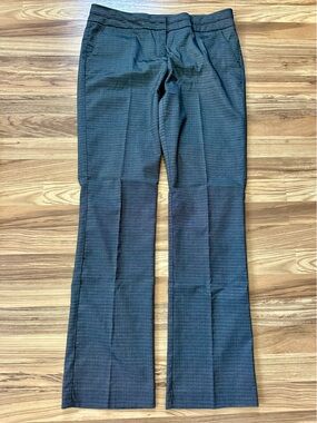 New York & Company Dress Pants Gray-ish Textured 10 TALL